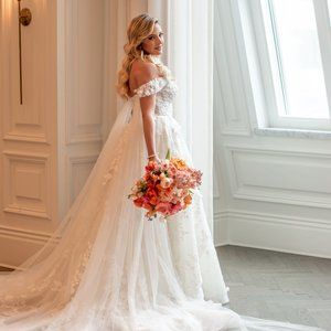 Wedding Dress Martina Liana Luxe Style #LE117 Size 14 Color Ivory